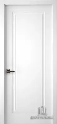 Двери эмаль Богемия 4 белая эмаль