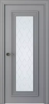 Палаццо 1 со стеклом Эмаль светло-серый