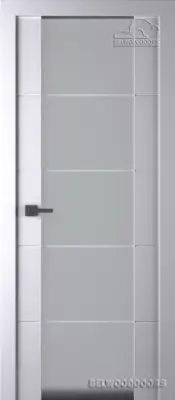 Arvika 202 со стеклом Эмаль белый