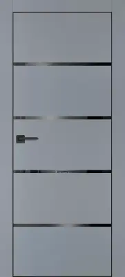 PX-17 черная кромка с 4-х ст. Серый матовый