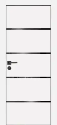 PX-17 черная кромка с 4-х ст. Белый матовый