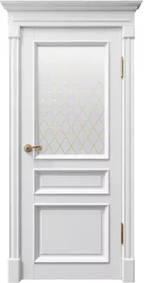 Двери экошпон Римини (Rimini) 80001 Белый Серена