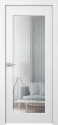 Белла 1 со стеклом Эмаль белый