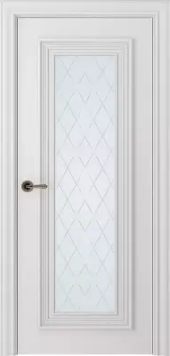 Палаццо 1 со стеклом Эмаль белый