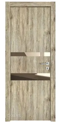 512 Рустик натуральный/зеркало Бронза