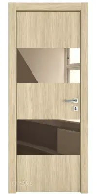 508 Дуб светлый/зеркало Бронза