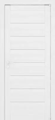 Двери экошпон LIGHT 2125 Белый велюр