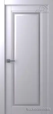 Аурум 1 со стеклом Эмаль светло-серый