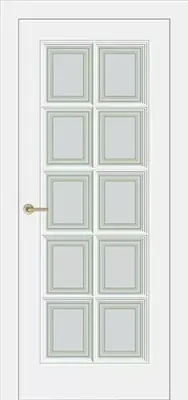 Прованс 10 Белая эмаль