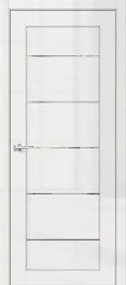 Двери экошпон Парма (Parma) 2199 белый глянец
