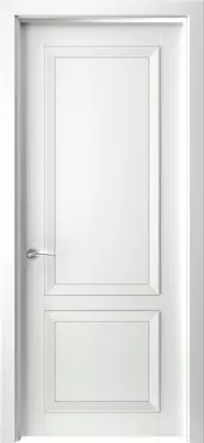 Двери эмаль Авангард 2 белая эмаль