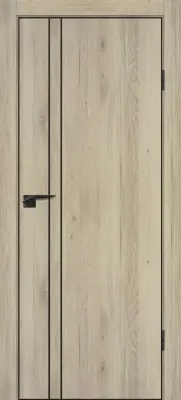 P-20 черный молдинг PET, кромка ABS черная c 4-х ст. Дуб молочный