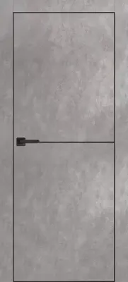 PX-19 черная кромка с 4-х ст. Серый бетон