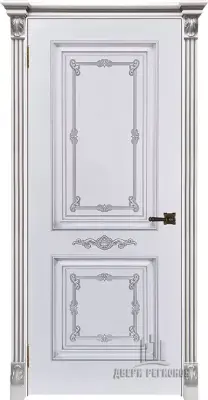 Двери эмаль Багет 31 Эмаль белая