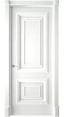 Двери эмаль Глория белая эмаль