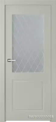 Кремона 2 со стеклом Эмаль шёлк