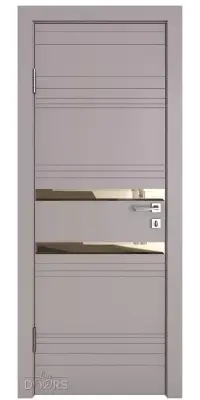 515 Серый бархат/зеркало Бронза