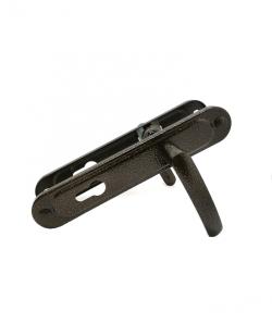 Ручка дверная Zenit (Зенит) на планке РФ1-85.02 (85 мм) медь