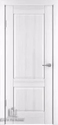 Двери шпон Баден 2 Эмаль белая (Ral 9003)