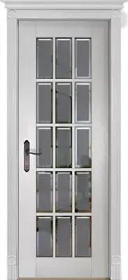 Массив дуба Британия Эмаль белая