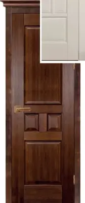 Массив дуба Венера Эмаль слоновая кость