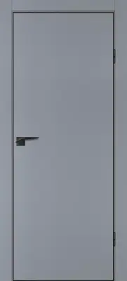 P-1 кромка ABS черная c 4-х ст. Серый матовый