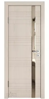 514 Ясень капучино/зеркало Бронза