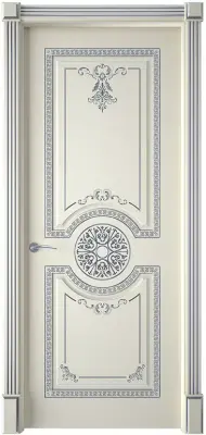 Двери эмаль Версаль Эмаль слоновая кость