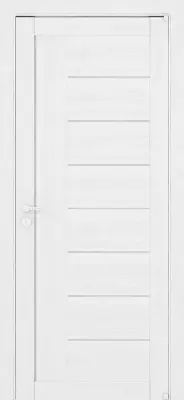 Двери экошпон LIGHT 2110 Белый велюр