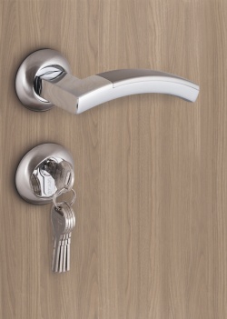 Ручка Fuaro (Фуаро) раздельная R.RM54.ACCORD (ACCORD RM) SN/CP-3 матовый никель/хром